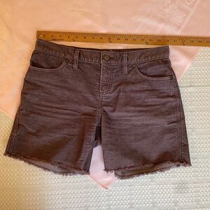 Carve Designs Oahu Brown Corduroy Cut-off Shorts Size 2